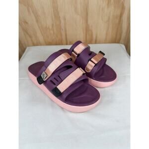 Suicoke Urich Platform Slide Sandals Purple Pink Unisex W8 M10